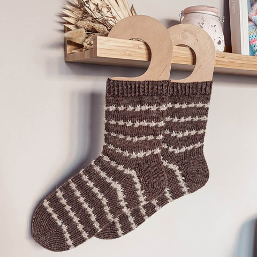 Carolin Balmes Pattern Friedas Mosaic Socken Strickanleitung - Carolin Balmes (PDF) Lieblingsgarn