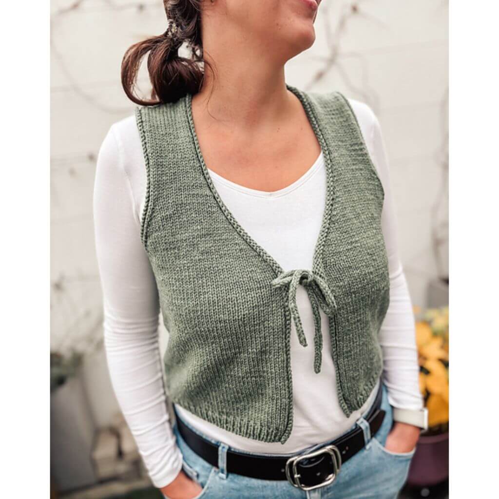 Carolin Balmes Pattern Friedas Mosaic Weste Strickanleitung - Carolin Balmes (PDF) Lieblingsgarn