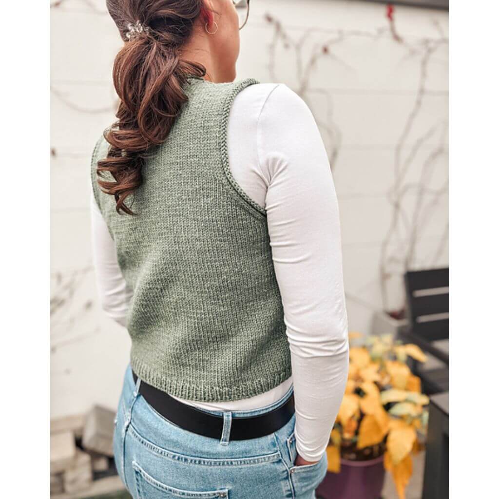 Carolin Balmes Pattern Friedas Mosaic Weste Strickanleitung - Carolin Balmes (PDF) Lieblingsgarn