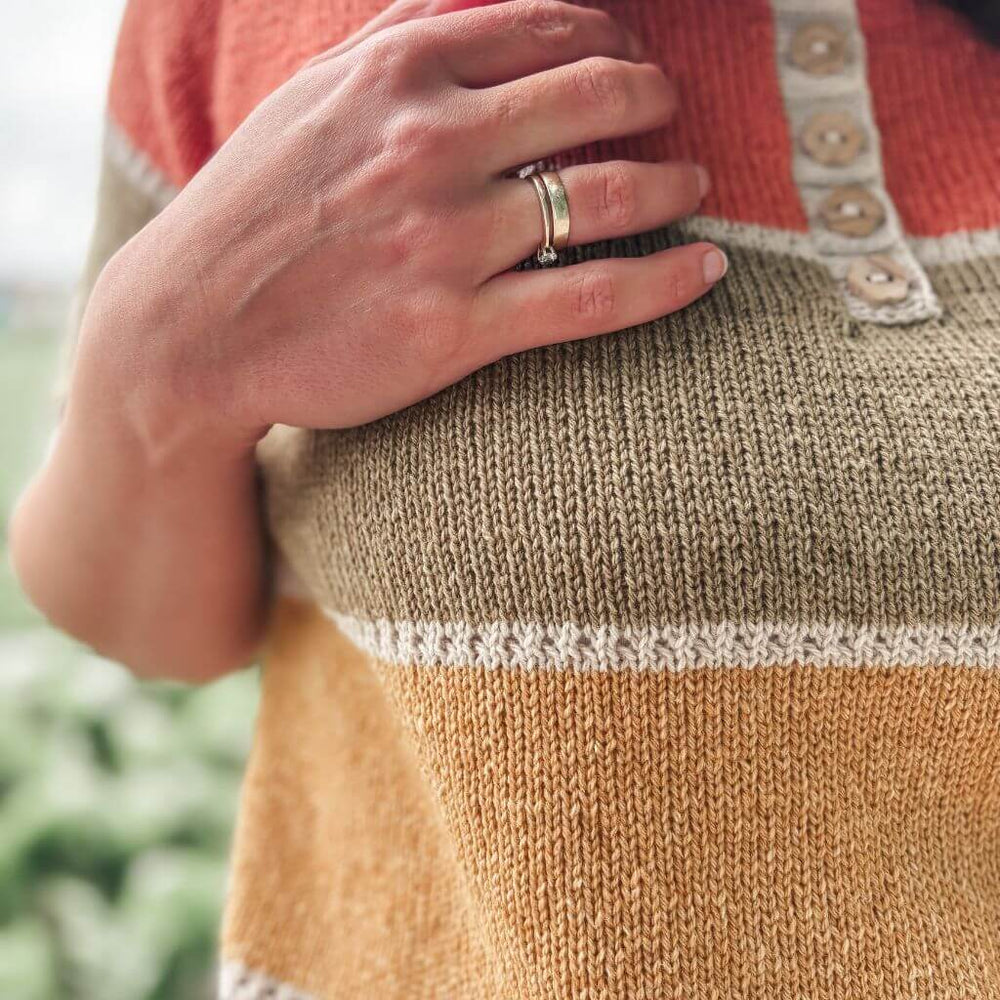 Carolin Balmes Bluse Hedis Blouse Strickanleitung - Carolin Balmes (PDF) Lieblingsgarn