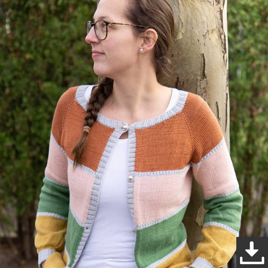 Carolin Balmes Hedis Cardigan Strickanleitung - Carolin Balmes (PDF) Lieblingsgarn