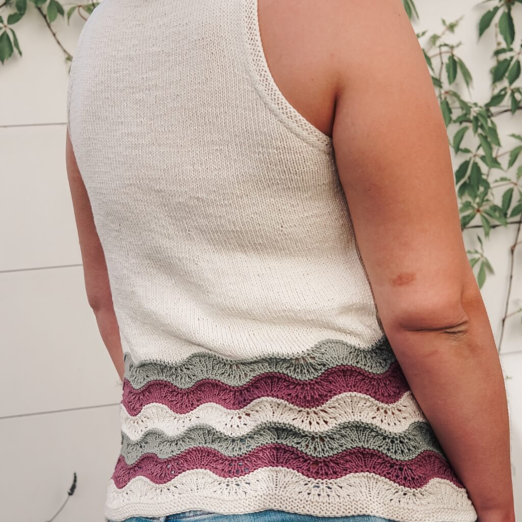 Carolin Balmes Lunas WaveTank Top Strickanleitung - Carolin Balmes (PDF) Lieblingsgarn