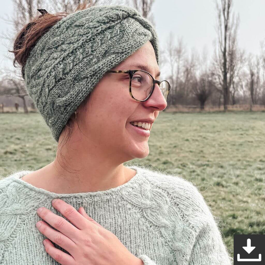Carolin Balmes Pattern Ricardas Cable Headband Strickanleitung - Carolin Balmes (PDF) Lieblingsgarn