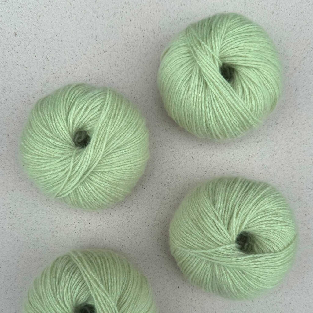 Pascuali 88 - Frühlingsgrün Pascuali Cashmere 6/28 Lieblingsgarn