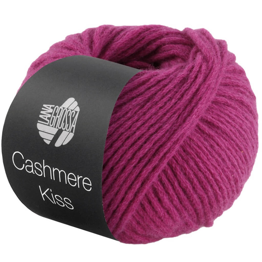 Lana Grossa 120 - Weinrot Lana Grossa Cashmere Kiss Lieblingsgarn