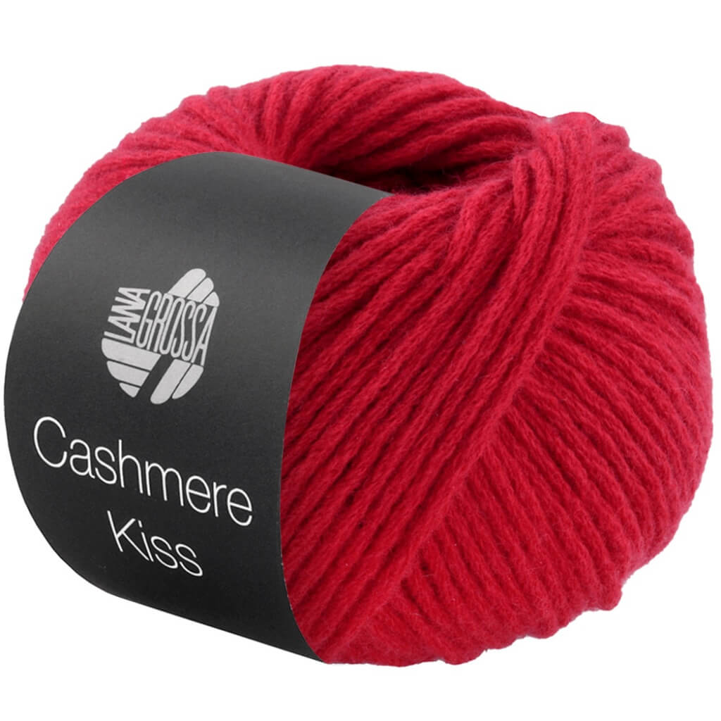 Lana Grossa 122 - Kirschrot Lana Grossa Cashmere Kiss Lieblingsgarn