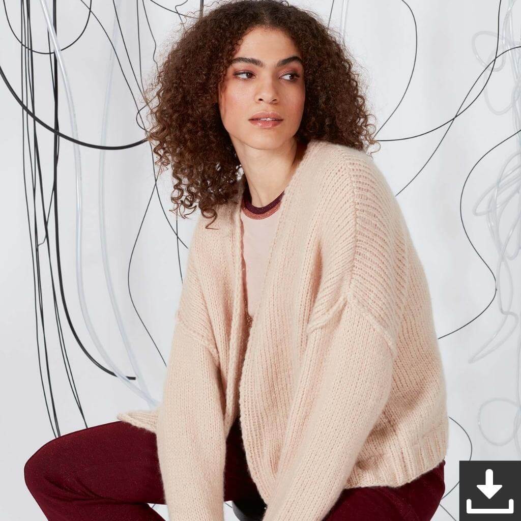 Lang Yarns Pattern Kaschmircardigan Strickanleitung - Lang Yarns (PDF) Lieblingsgarn