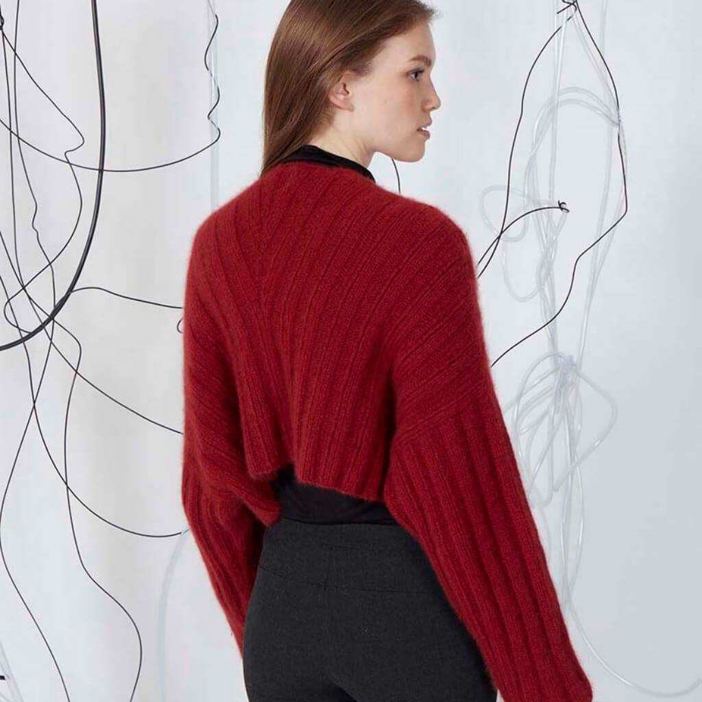 Lang Yarns Pattern Cropped Sweater Strickanleitung - Lang Yarns (PDF) Lieblingsgarn