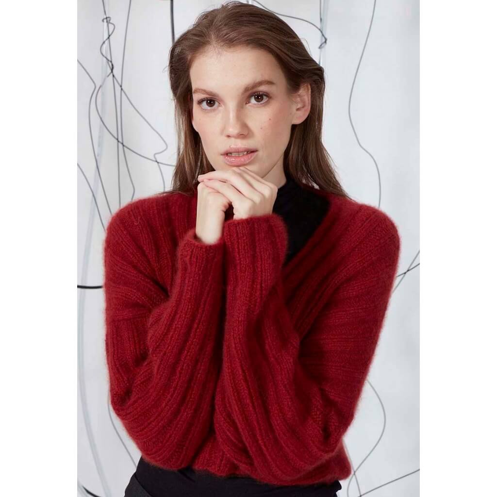 Lang Yarns Pattern Cropped Sweater Strickanleitung - Lang Yarns (PDF) Lieblingsgarn