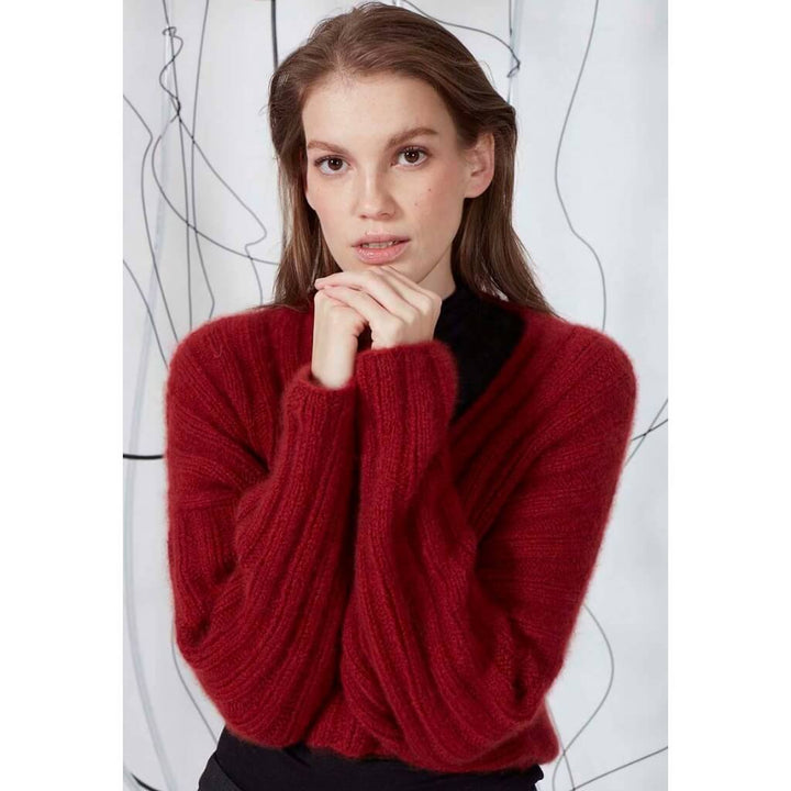 Lang Yarns Pattern Cropped Sweater Strickanleitung - Lang Yarns (PDF) Lieblingsgarn