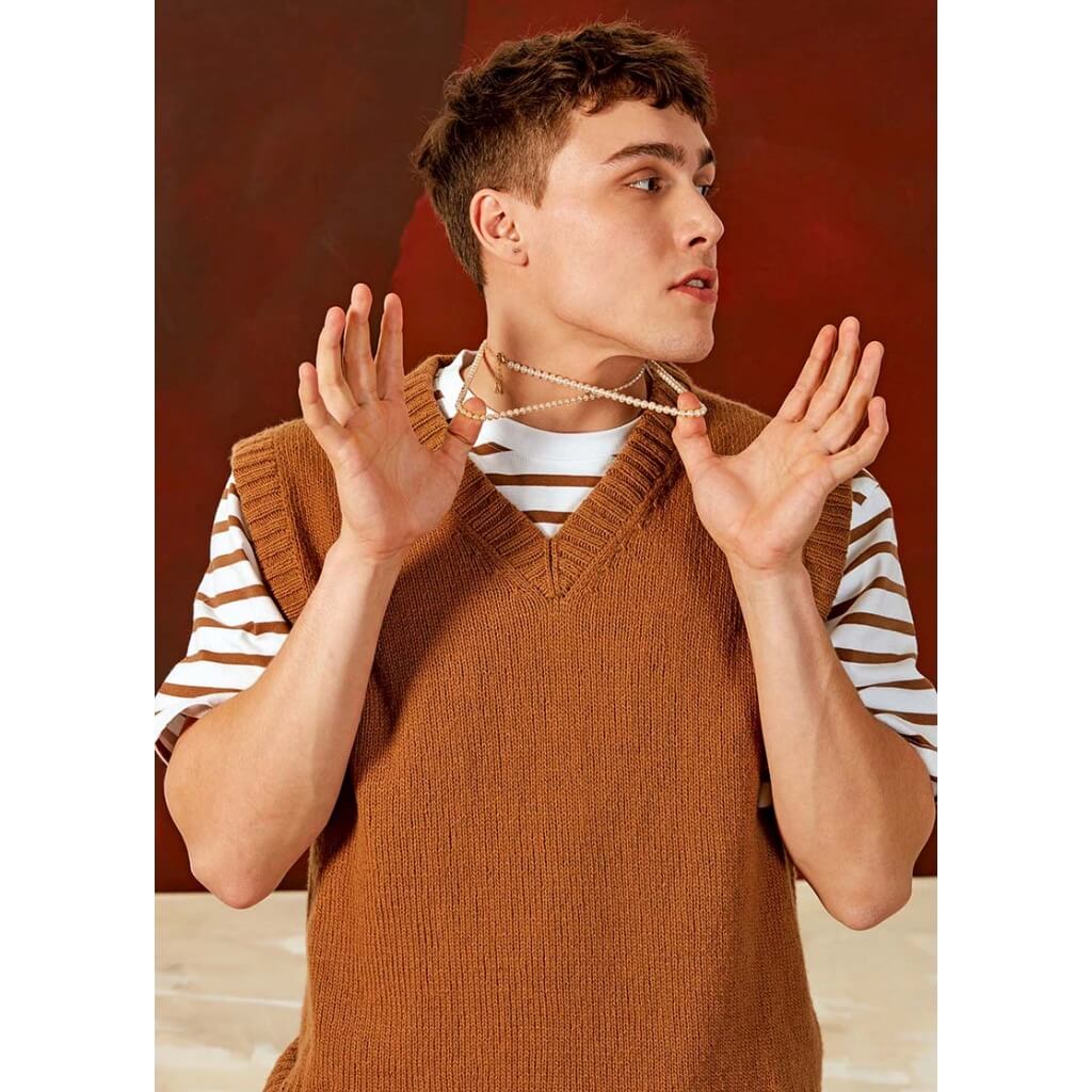 Lang Yarns Pattern Herren Pullunder Strickanleitung - Lang Yarns (PDF) Lieblingsgarn