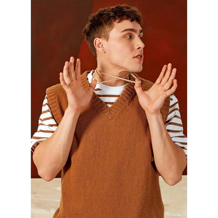 Lang Yarns Pattern Herren Pullunder Strickanleitung - Lang Yarns (PDF) Lieblingsgarn