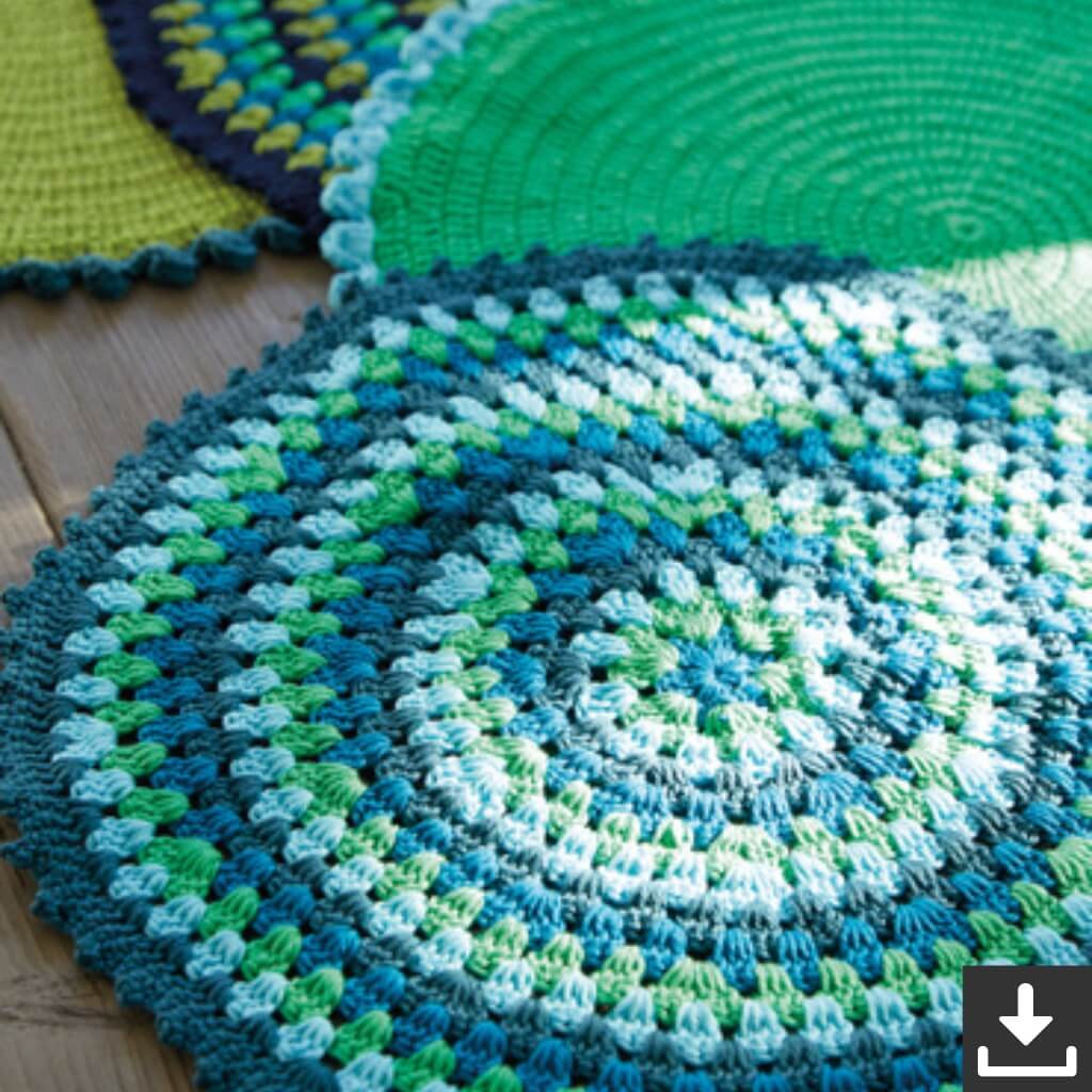 Schachenmayr Pattern Tischsets Häkelset - Schachenmayr (PDF) Lieblingsgarn