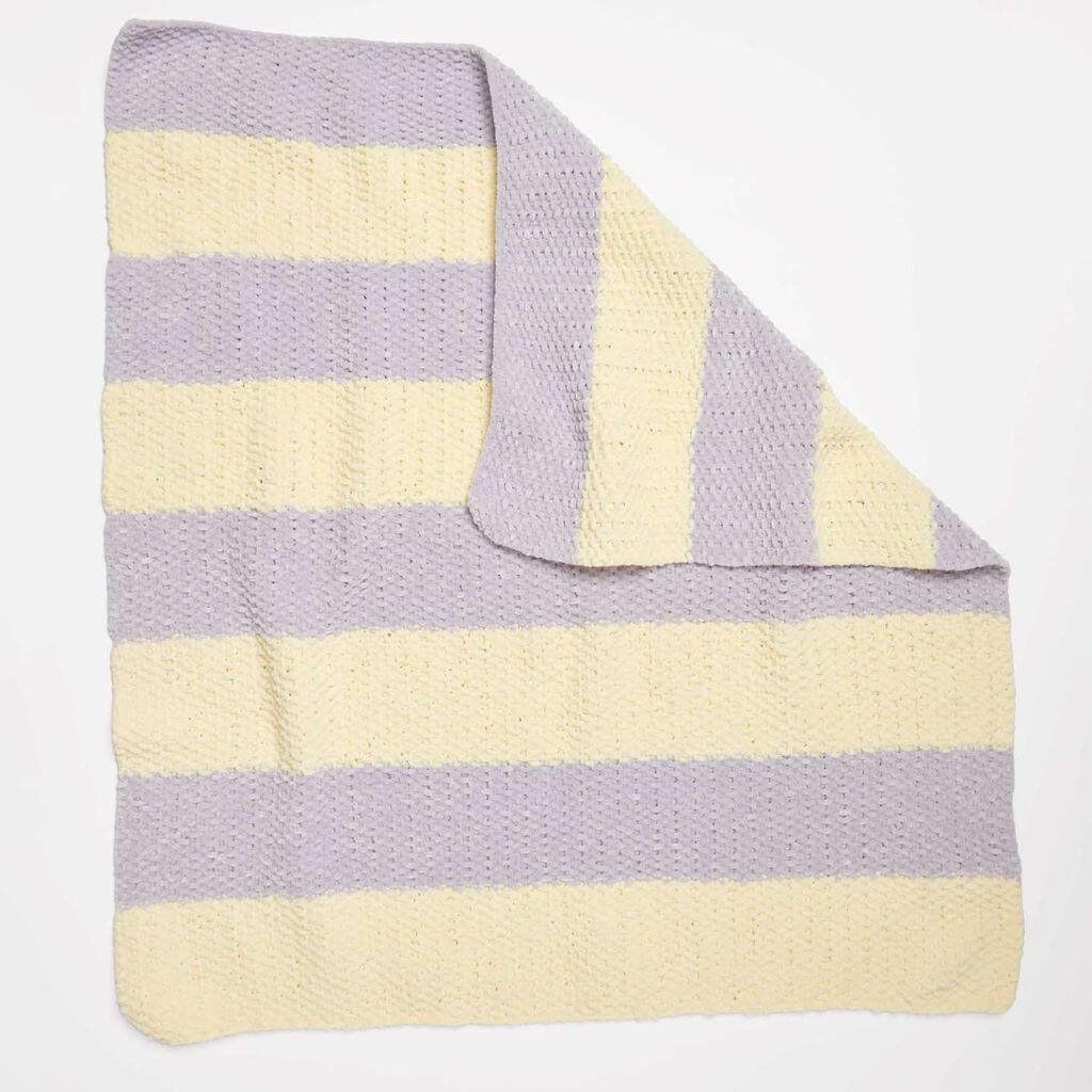 Rico Design Pattern Blockstreifen Babydecke Strickanleitung - Rico Design (Heft) Lieblingsgarn
