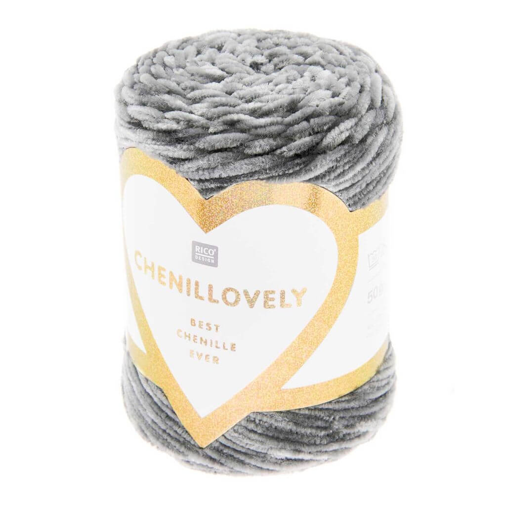 Rico Design 008 - Grau Rico Design Chenillovely Lieblingsgarn