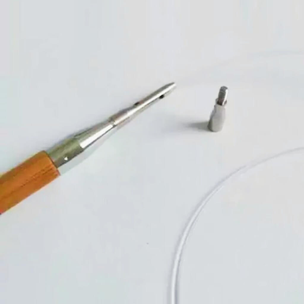 ChiaoGoo Adapter L Nadel zu S Seil 2 Stück