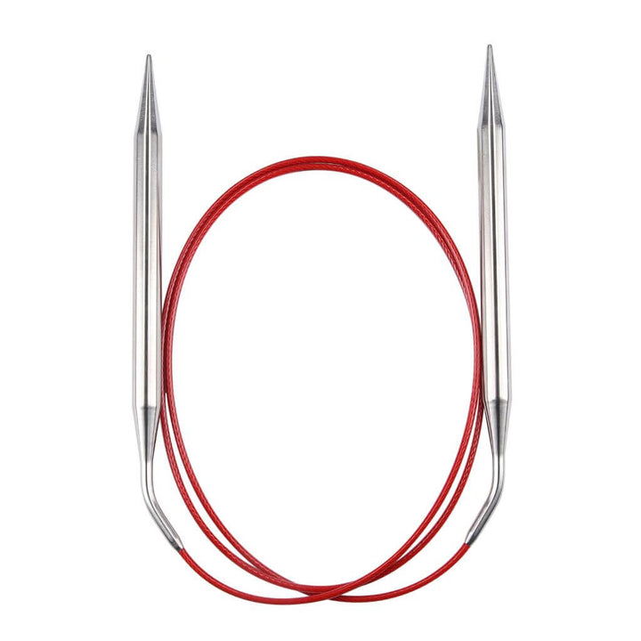 ChiaoGoo 100 cm / 6,00 mm ChiaoGoo KNIT RED Rundstricknadeln Lieblingsgarn