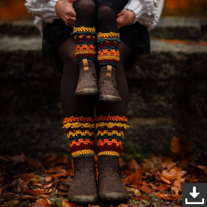 Mahira Duran Pattern Misty Alp Stulpen Häkelanleitung - Chicka Design (PDF) Lieblingsgarn