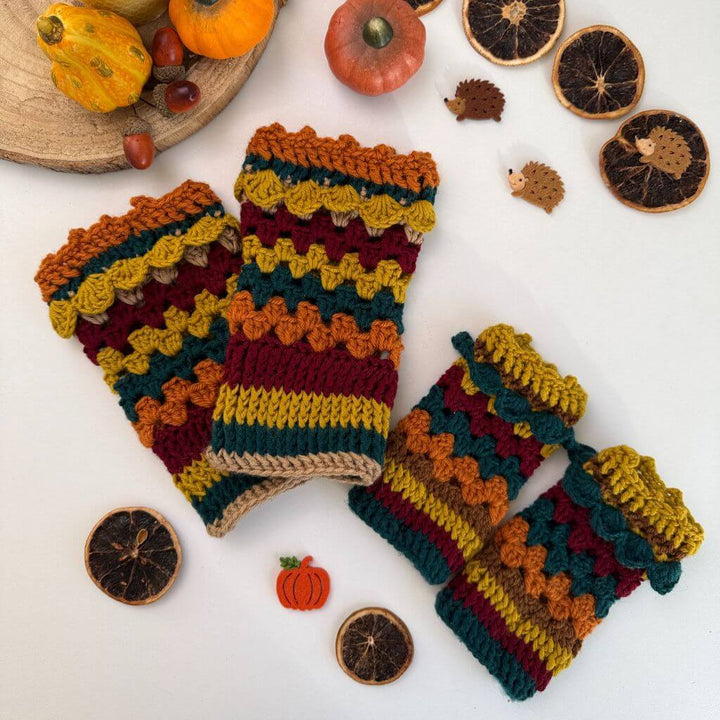 Mahira Duran Pattern Misty Alp Stulpen Häkelanleitung - Chicka Design (PDF) Lieblingsgarn