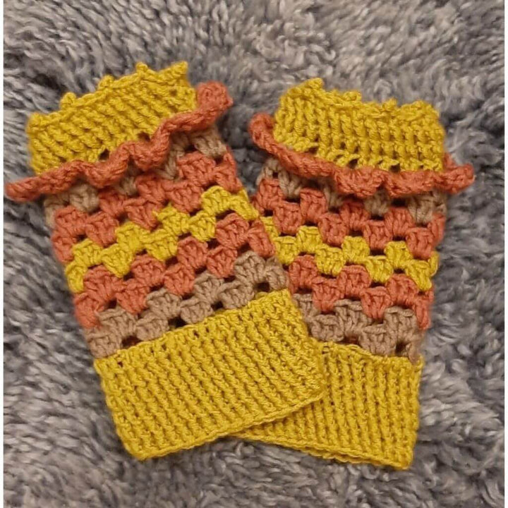 Mahira Duran Pattern Misty Alp Stulpen Häkelanleitung - Chicka Design (PDF) Lieblingsgarn