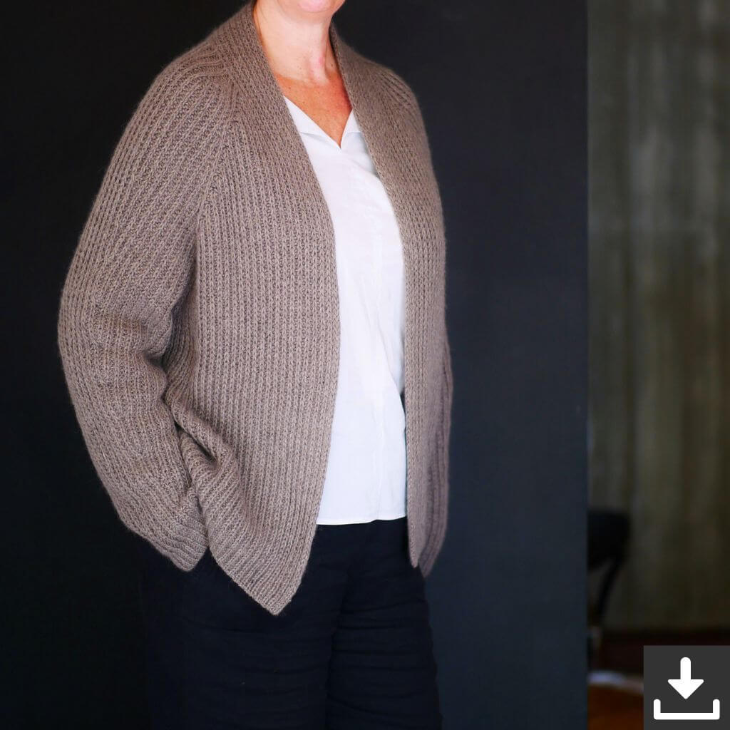 ChrisBerlin Pattern My Boyfriend's Cardigan Strickanleitung - ChrisBerlin (PDF) Lieblingsgarn