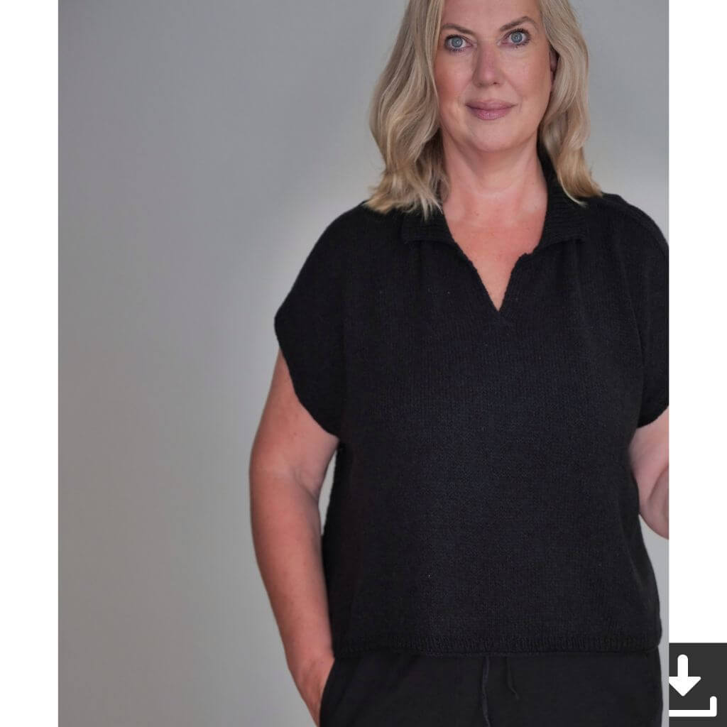 ChrisBerlin Pattern Shirt Outline Strickanleitung - ChrisBerlin (PDF) Lieblingsgarn