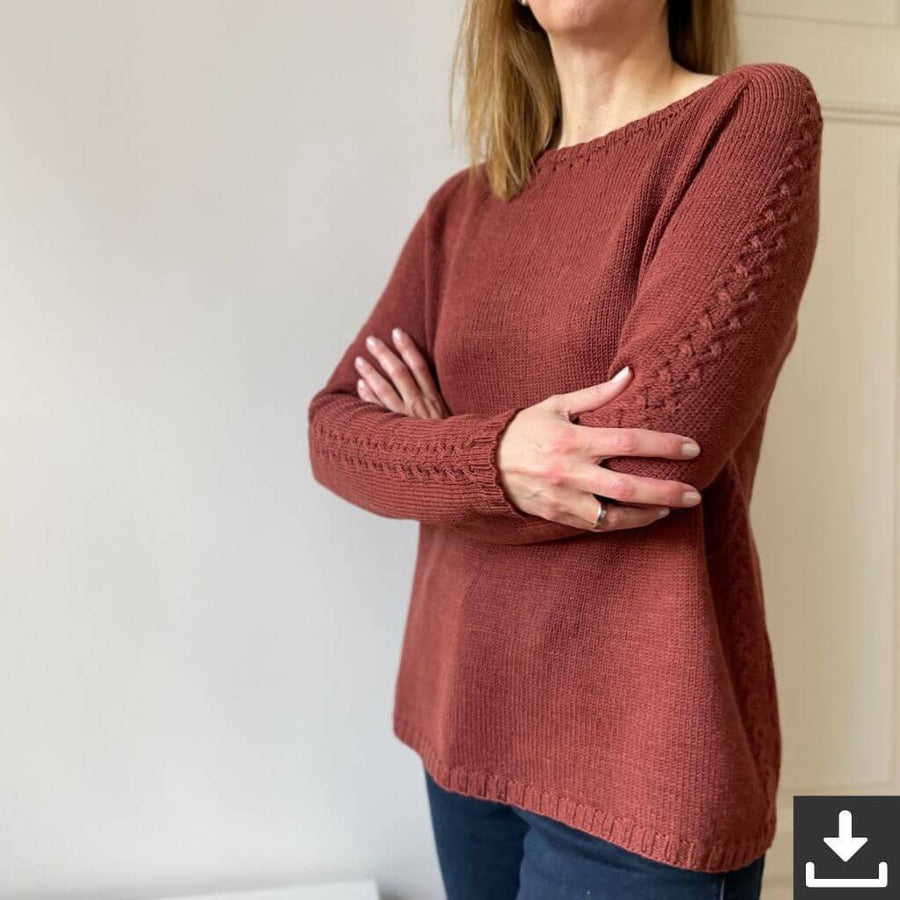 Christina Körber-Reith Badiane Pullover Strickanleitung - Christiana Körber-Reith (PDF) Lieblingsgarn