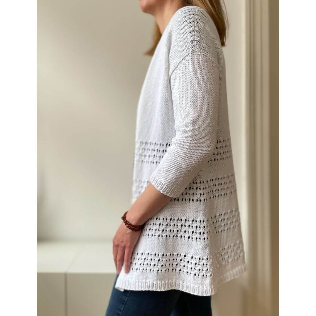 Christina Körber-Reith Gestreifter Cardigan Strickanleitung - Christiana Körber-Reith (PDF) Lieblingsgarn
