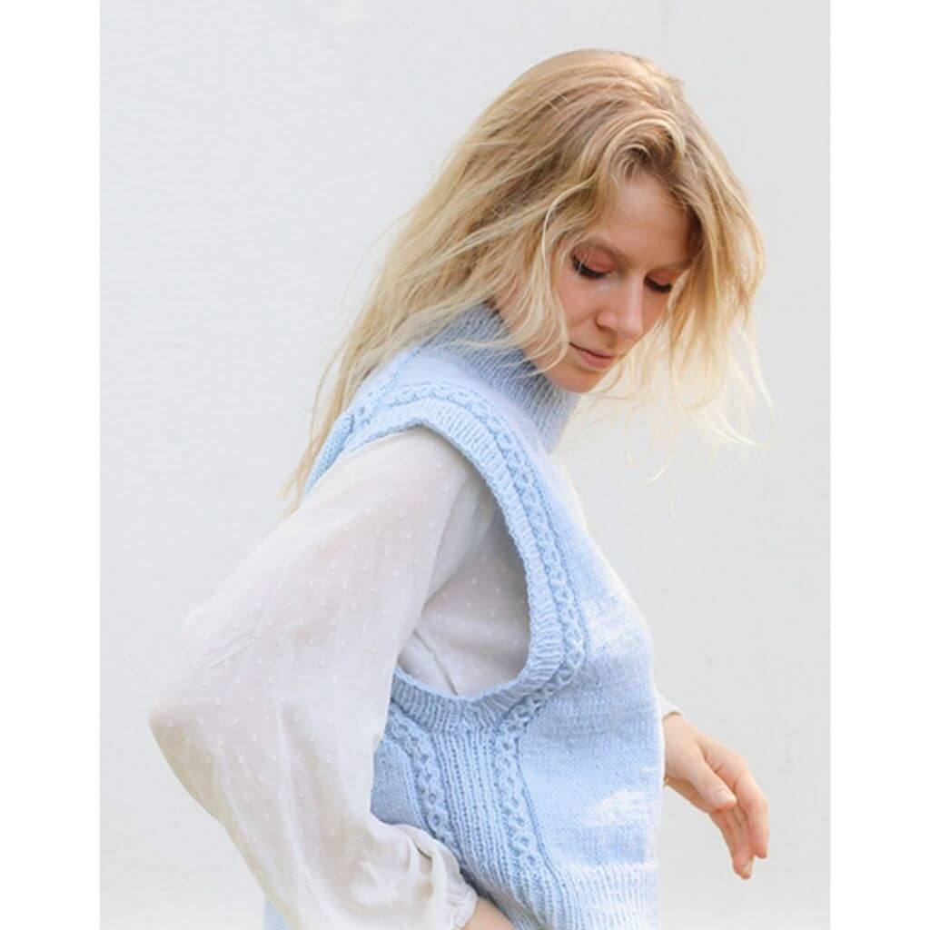 Drops Design Pattern Pullunder Clear Day Vest Strickanleitung - Drops (PDF) Lieblingsgarn