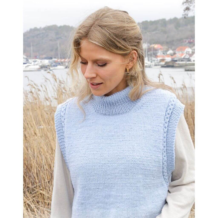 Drops Design Pattern Pullunder Clear Day Vest Strickanleitung - Drops (PDF) Lieblingsgarn