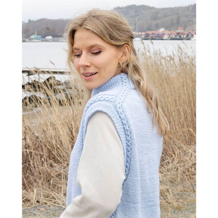 Drops Design Pattern Pullunder Clear Day Vest Strickanleitung - Drops (PDF) Lieblingsgarn