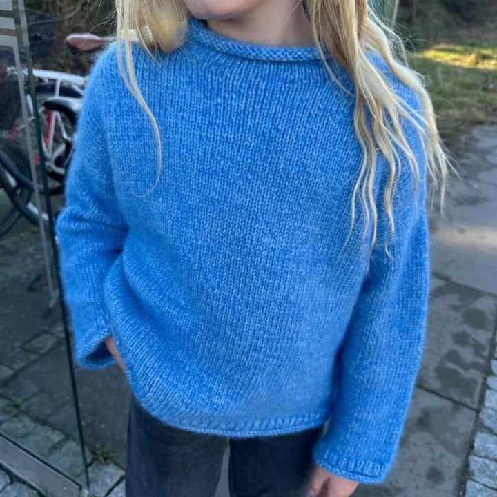 PetiteKnit Pattern Kinder Pullover Cloud Sweater Junior Strickanleitung - PetiteKnit (Heft) Lieblingsgarn