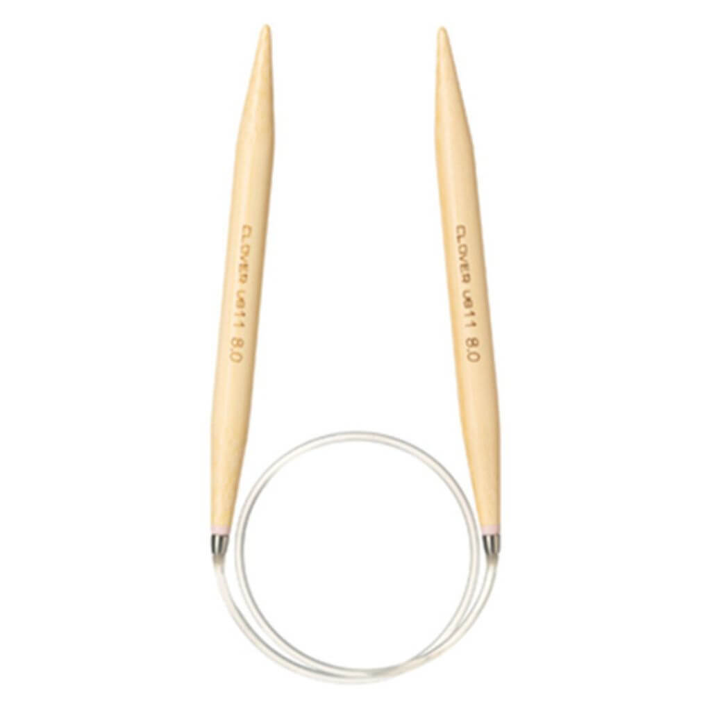 Clover 40 cm / 8,00 mm Clover Rundstricknadeln PRO Takumi Lieblingsgarn