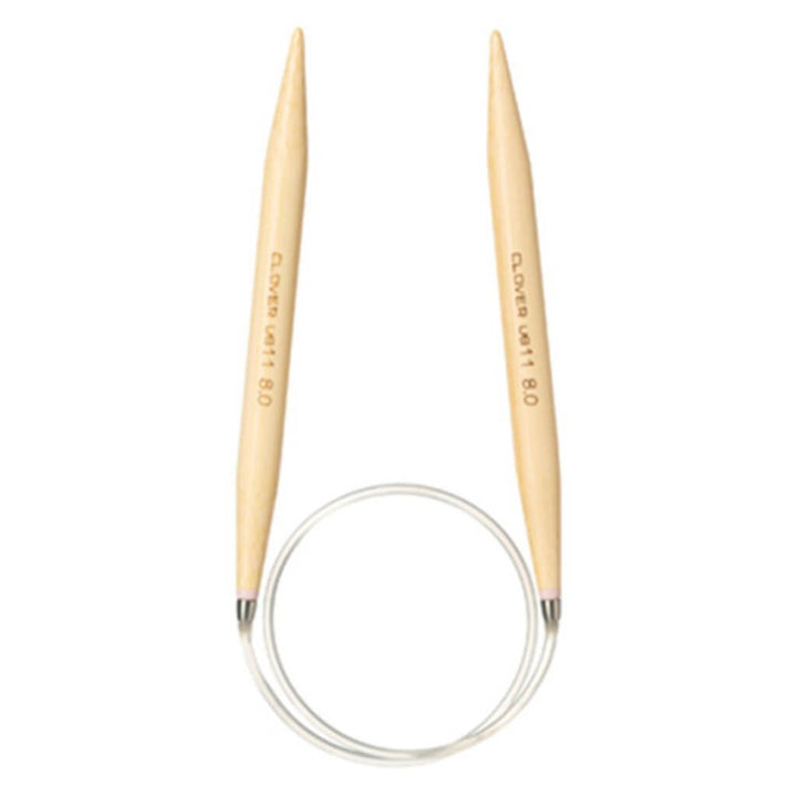 Clover 40 cm / 8,00 mm Clover Rundstricknadeln PRO Takumi Lieblingsgarn