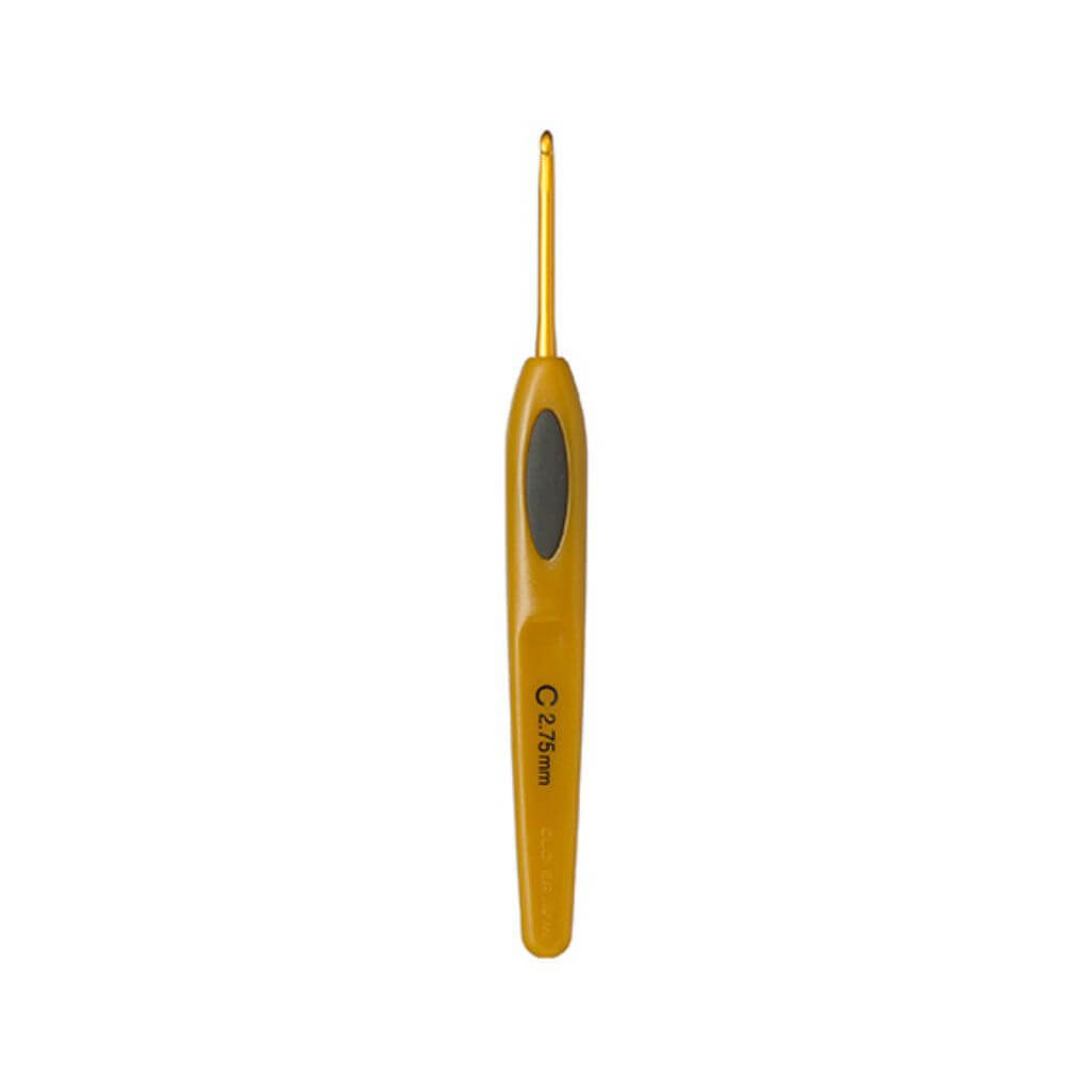Clover 2,75 mm Clover Häkelnadel Soft Touch Lieblingsgarn