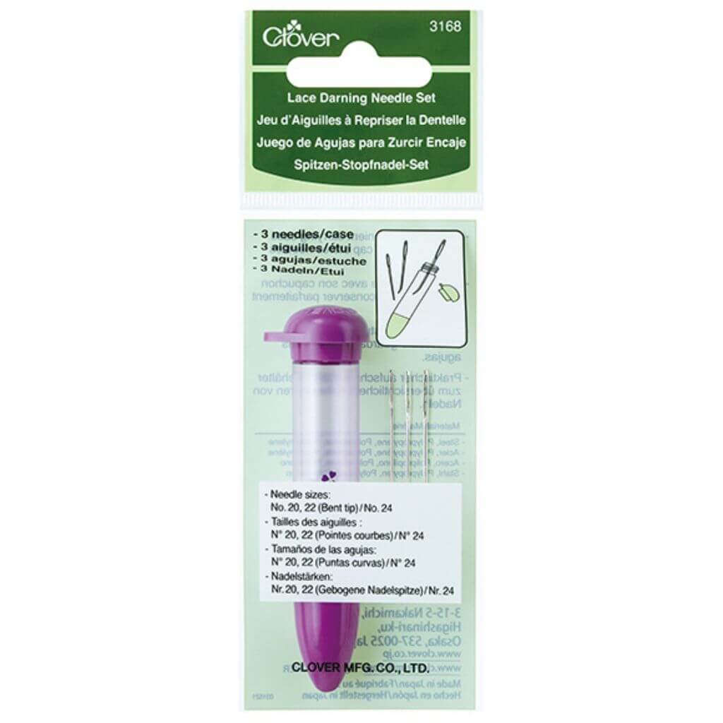 Clover Clover Stopfnadel-Set Spitzen lila 3 St Lieblingsgarn