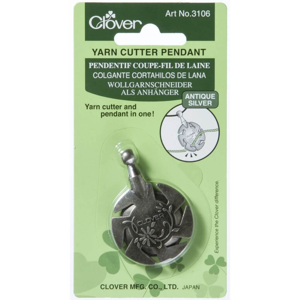 Clover Silber Clover Wollgarnschneider als Anhänger Lieblingsgarn