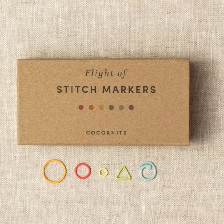 CocoKnits CocoKnits Flight of Stitch Markers Maschenmarkierer gemischt Lieblingsgarn