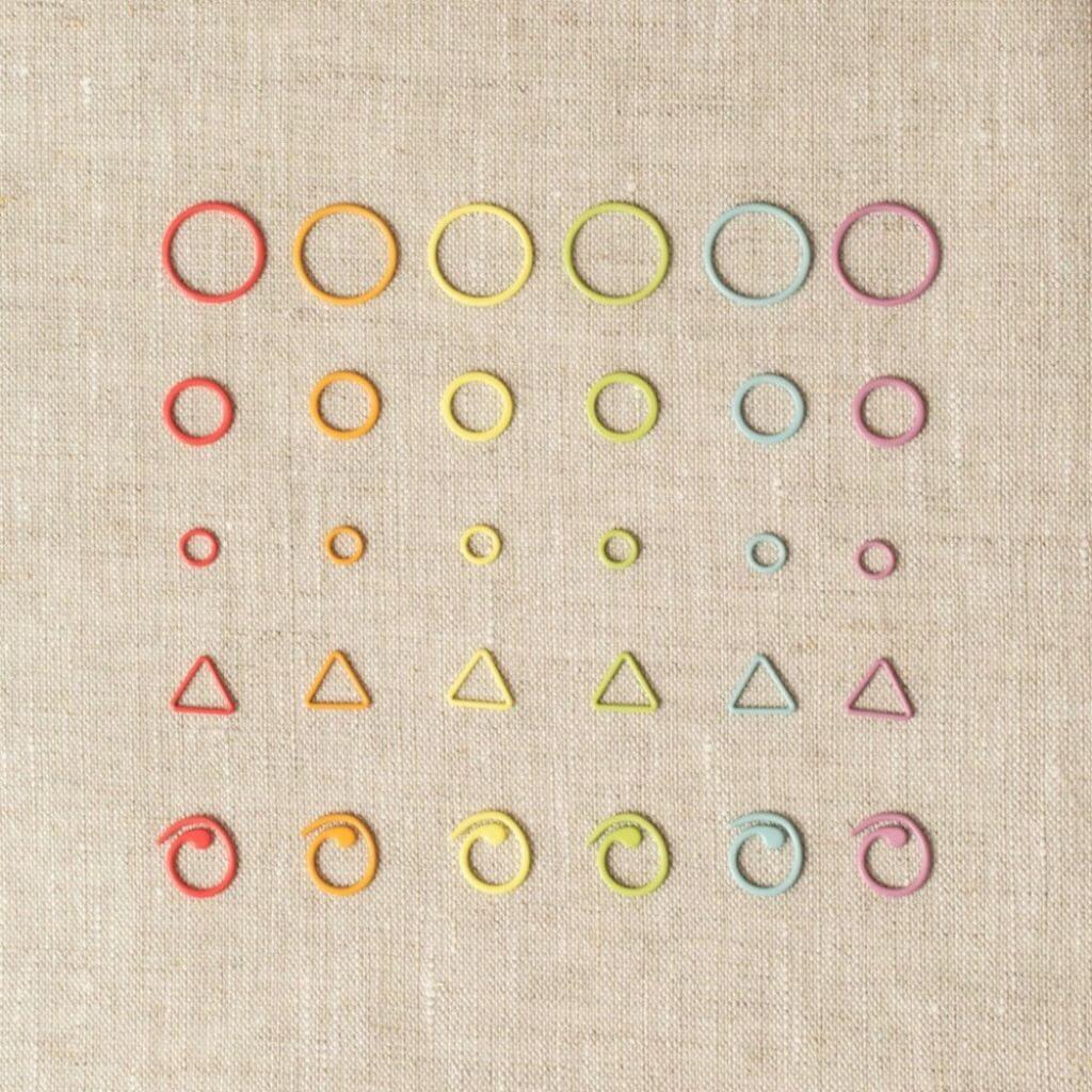 CocoKnits CocoKnits Flight of Stitch Markers Maschenmarkierer gemischt Lieblingsgarn