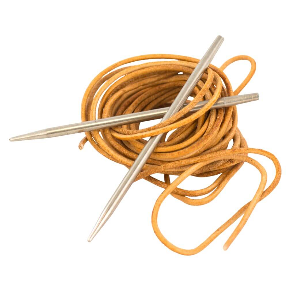 CocoKnits CoCoKnits Maschenhalter Lederband mit Nadel Lieblingsgarn