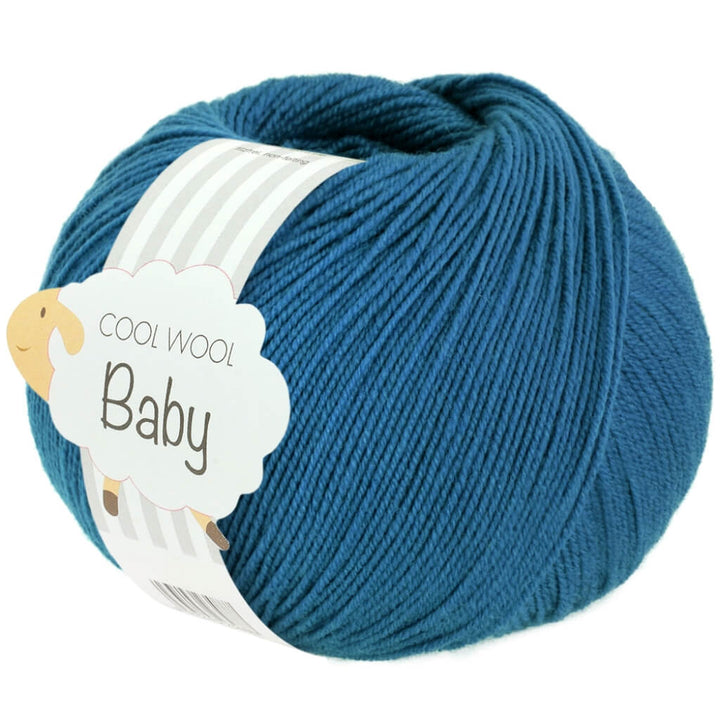 Lana Grossa 326 - Petrolblau Lana Grossa Cool Wool Baby 50 g Lieblingsgarn