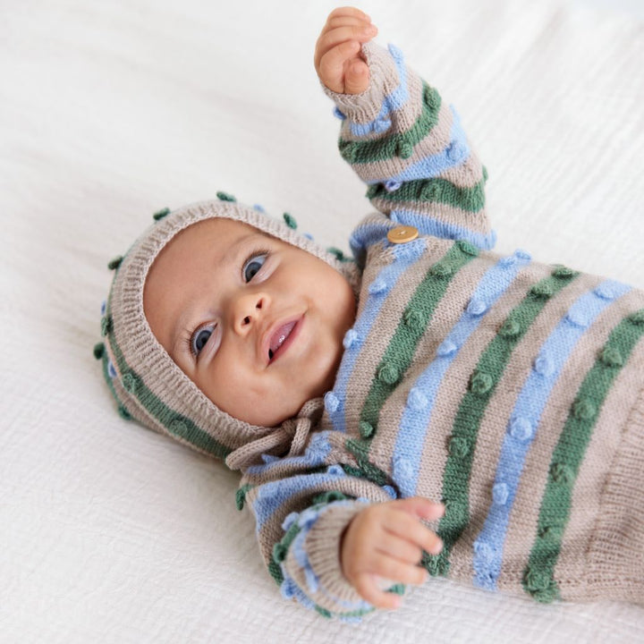 Lana Grossa Cool Wool Baby Mütze - Lana Grossa Infanti Nr. 20 Modell 35 Lieblingsgarn
