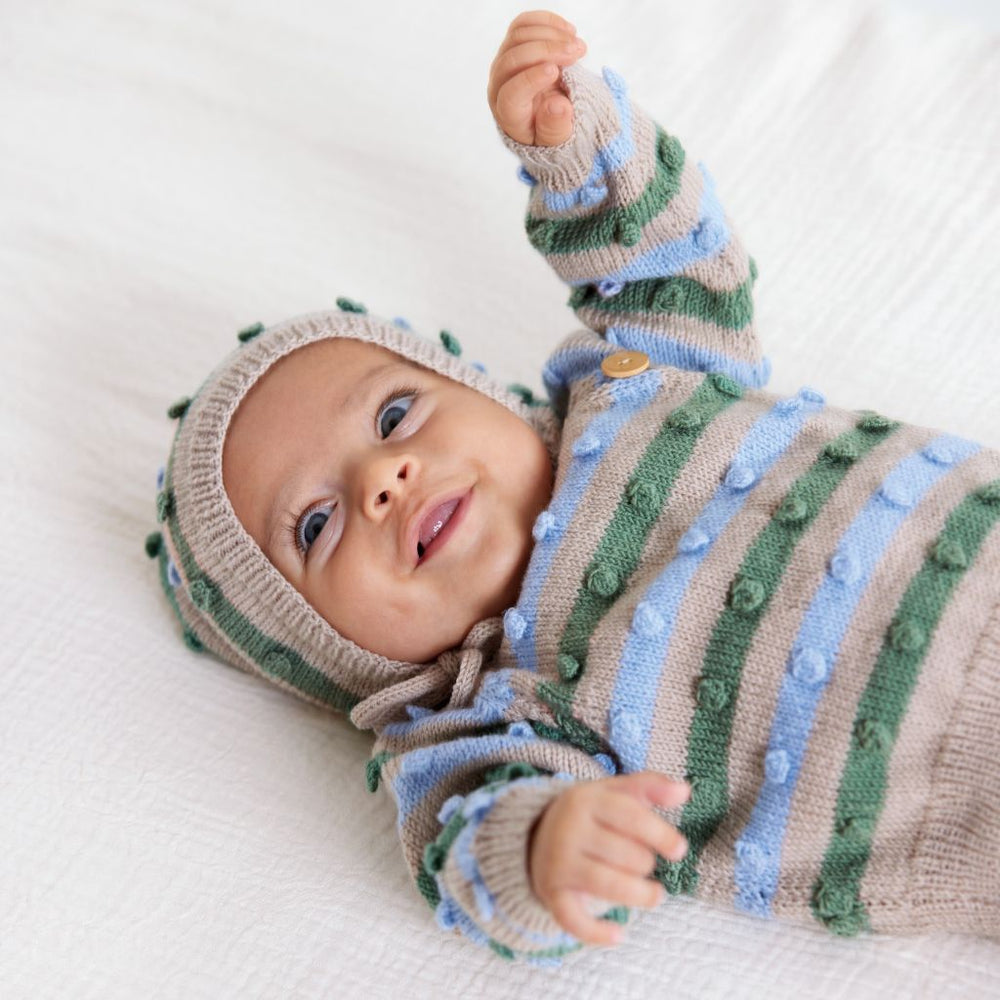 Lana Grossa Cool Wool Baby Wickeljäckchen - Lana Grossa Infanti Nr. 20 Modell 36 Lieblingsgarn