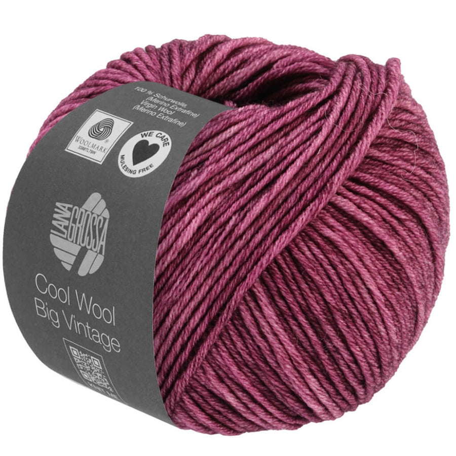 Lana Grossa Cool Wool Big Vintage 7165 - Pflaume Lieblingsgarn