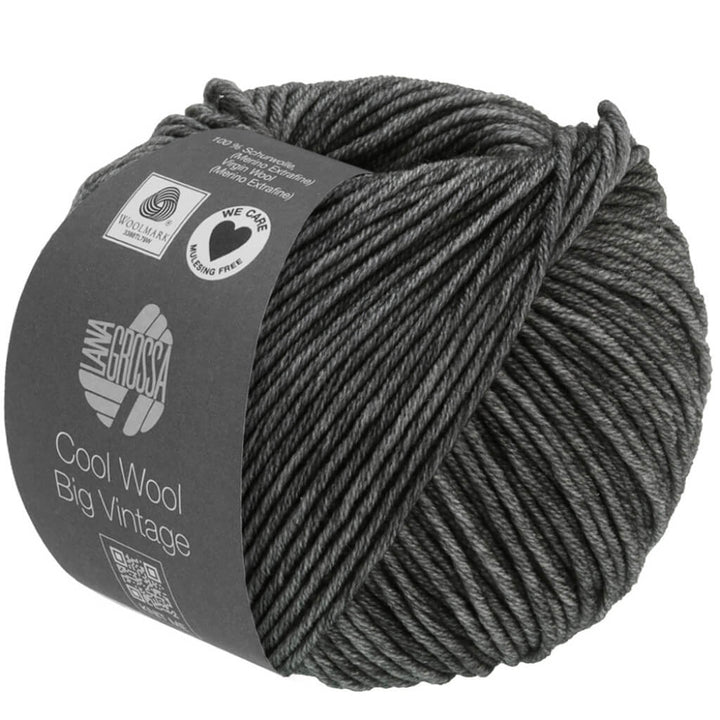 Lana Grossa 7170 - Anthrazit Lana Grossa Cool Wool Big Vintage Lieblingsgarn