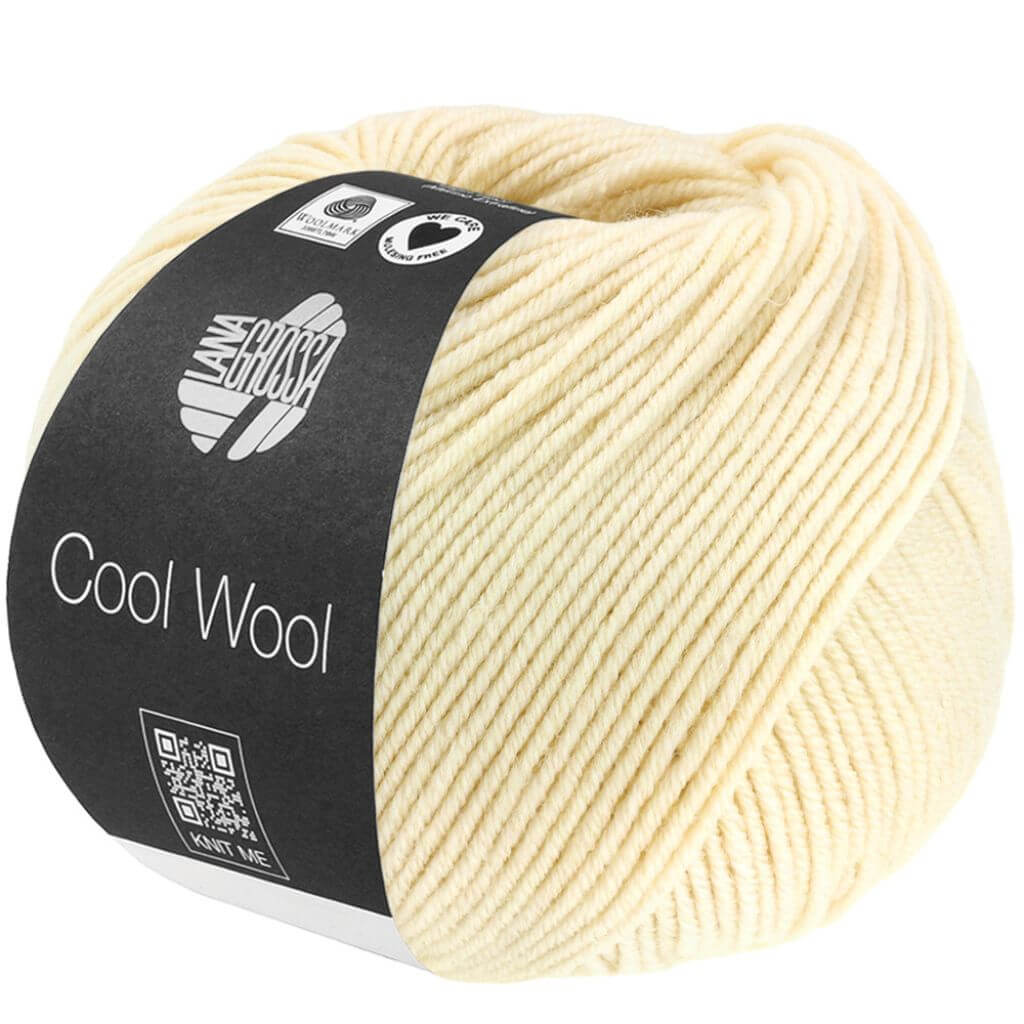 Lana Grossa 2126 - Blassgelb Lana Grossa Cool Wool 50g Lieblingsgarn