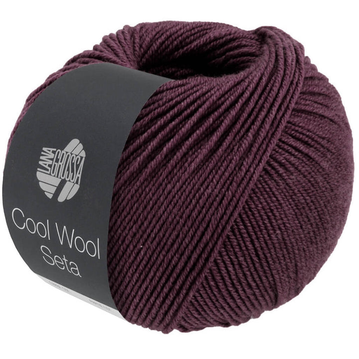 Lana Grossa 19 - Brombeer Lana Grossa Cool Wool Seta Lieblingsgarn