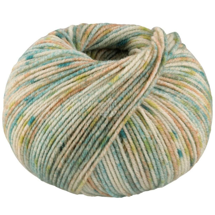 Lana Grossa 5001 - Creme/Camel/Senf/Türkis/Petrol/Nougat Lana Grossa Cool Wool Spots Lieblingsgarn