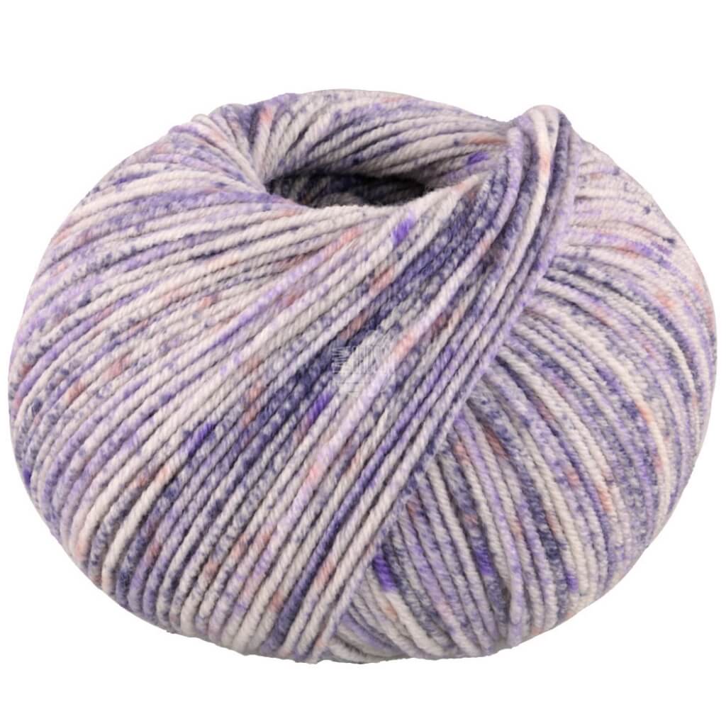 Lana Grossa 5006 - Creme/Grauviolett/Lila/Dunkelgrau/Rosa Lana Grossa Cool Wool Spots Lieblingsgarn