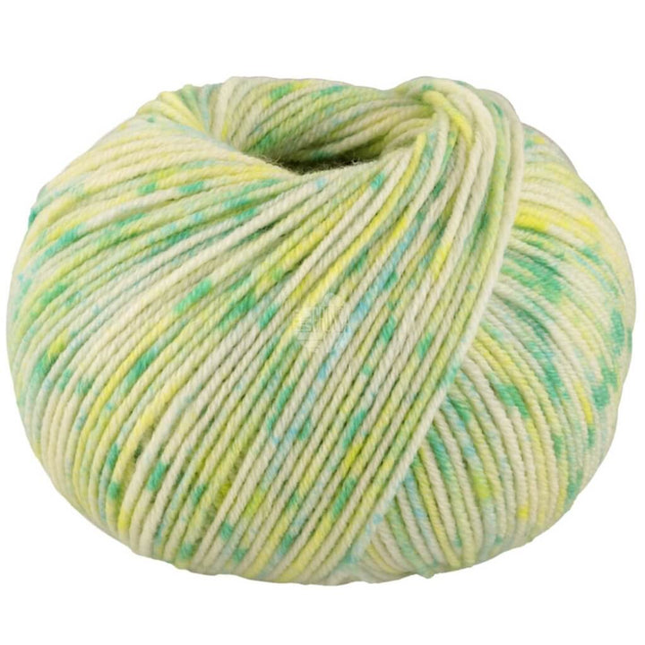 Lana Grossa 5007 - Creme/Jade/Zitrusgelb/Mint/Zartgrün Lana Grossa Cool Wool Spots Lieblingsgarn
